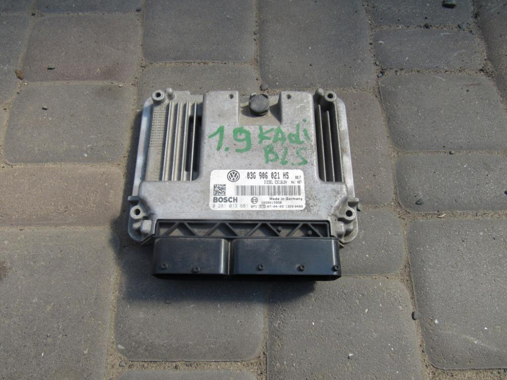 Блок управления двигателем VW Caddy 1.9 tdi 2004-2010 (03G906021HS) Ковель - изображение 1
