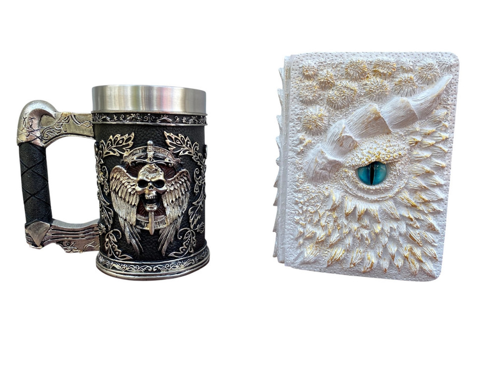 Подарочный набор Кружка 3D Меч в Черепе и Блокнот 3D «Око Ледяного Хранителя» Киев - изображение 1