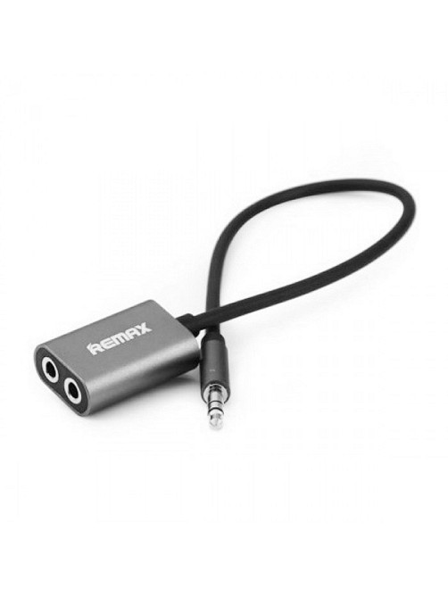 Audio разветвитель AUX Sharing RL-S20 3.5 miniJack silver Remax 320402 Київ - зображення 2