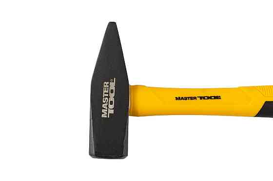 Молоток слесарный MASTERTOOL 1000 г HRC 50 рукоятка фиберглассовая 320 мм 02-0910 Харків