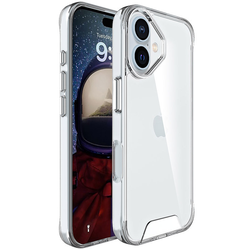 Чехол TPU Space Case transparent для Apple iPhone 16 Plus (6.7") Херсон - зображення 8