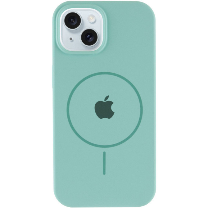 Чехол Silicone Case Full Protective (AA) with MagSafe для Apple iPhone 15 (6.1") Херсон - зображення 2