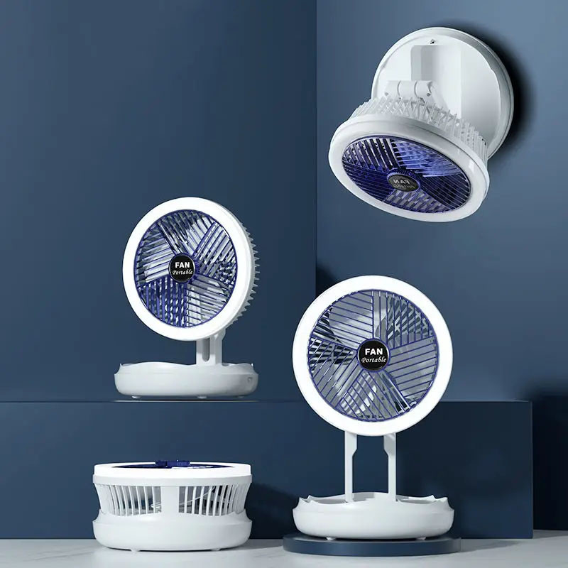 Настольный складной вентилятор Folding Fan 2in1 with Night Light Херсон - изображение 4