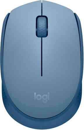 Мышь компьютерная безпроводная Logitech M171 Blue/Grey L910-006866 серо-голубая Киев