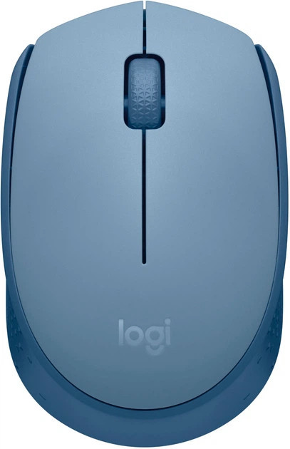 Мышь компьютерная безпроводная Logitech M171 Blue/Grey L910-006866 серо-голубая Киев - изображение 1