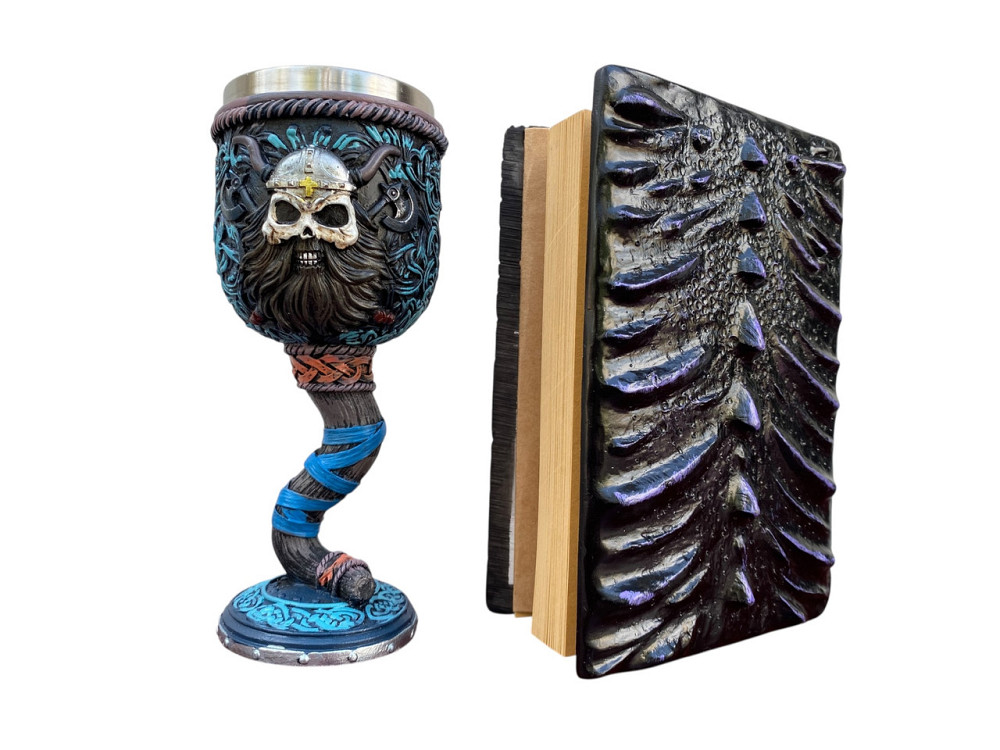 Подарочный набор Бокал 3D Молот Тора Викинг и Блокнот 3D «Око Иллюзий» Київ - зображення 2