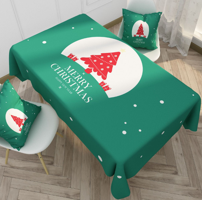 Скатертина новорічна ZB002-13 Merry Christmas 8983 100х160 см Киев - изображение 1