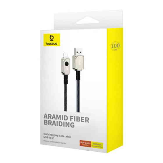 Дата кабель Baseus Unbreakable Series Fast Charging USB to Lightning 2.4A 1m (P10355802111-0) Херсон