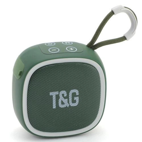 Колонка портативная Bluetooth T&G TG659 green зеленая Київ - зображення 1