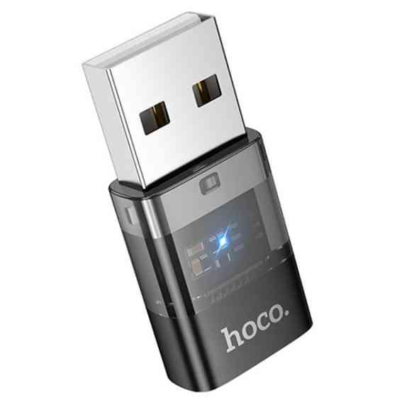Адаптер Hoco UA36C USB to Type-C Black (Код товару:41302) Харків