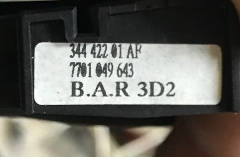 Бу переключатель управления магнитолой Renault Laguna 2, 7701049643 Кропивницкий - изображение 2