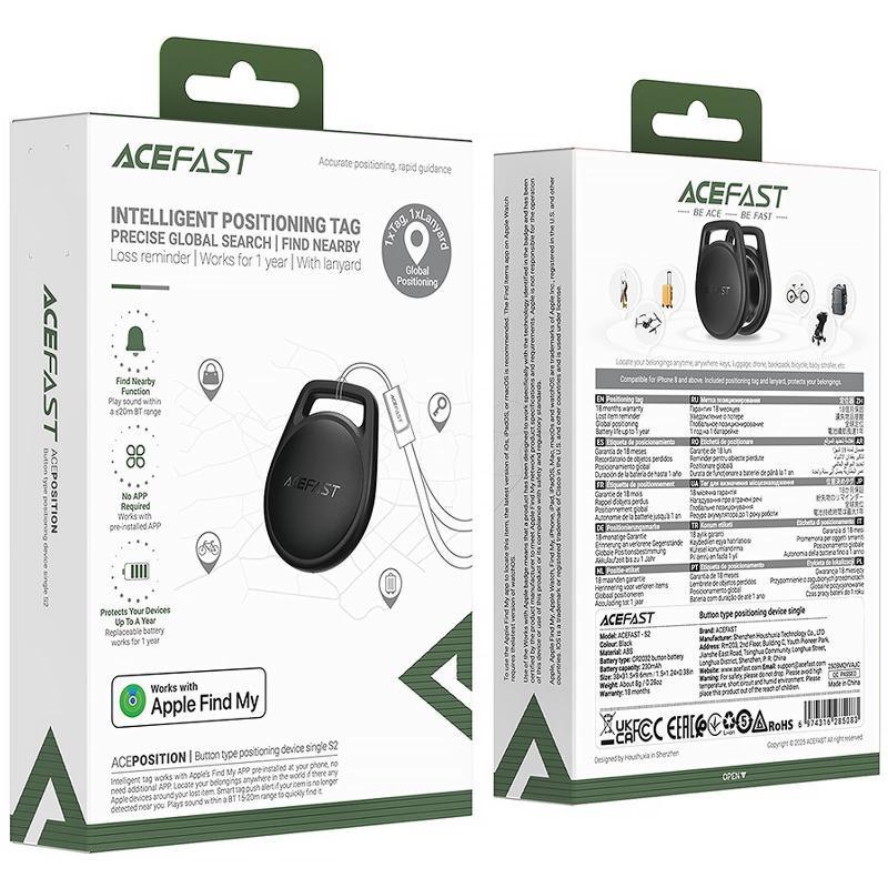 Трекер Acefast S2 Safe Tag 230 mAh Херсон - изображение 2