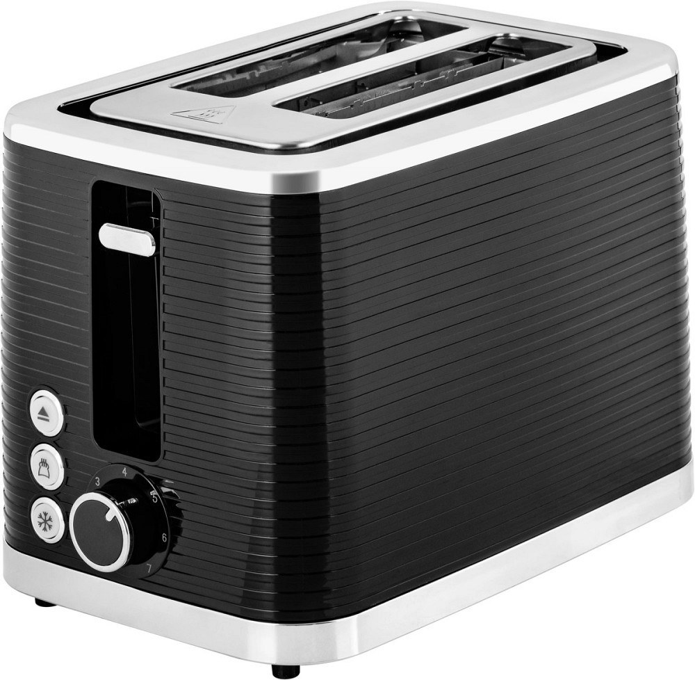 Тостер ECG ST 2750 Stripe 930 Вт черный Киев - изображение 1