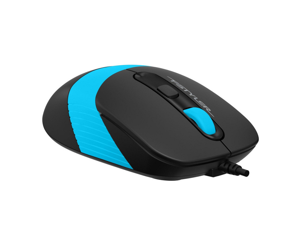 Мышь компьютерная проводная A4Tech Fstyler FM10S Black/Blue синяя Киев - изображение 5