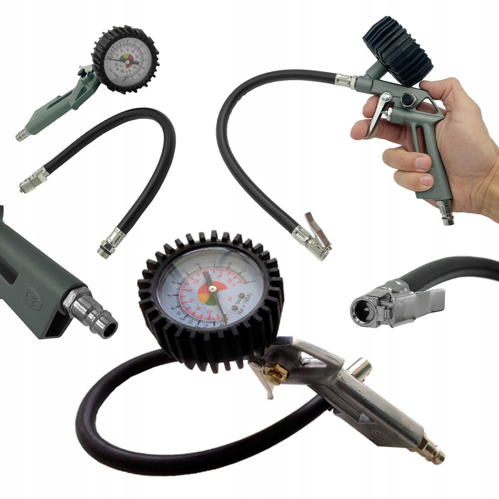 Пистолет для подкачки колес с манометром 12 бар AIRKRAFT STG-08 Харьков - изображение 2