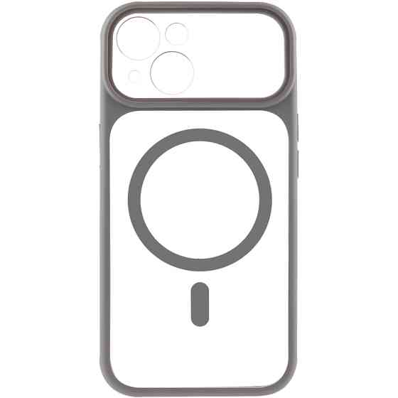 Чехол TPU+PC GETMAN Moon Clear with MagSafe для Apple iPhone 13 (6.1") Херсон