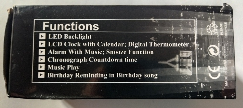 Міні-маленький годинник-будильник(модель510)+бонус Львів - зображення 7