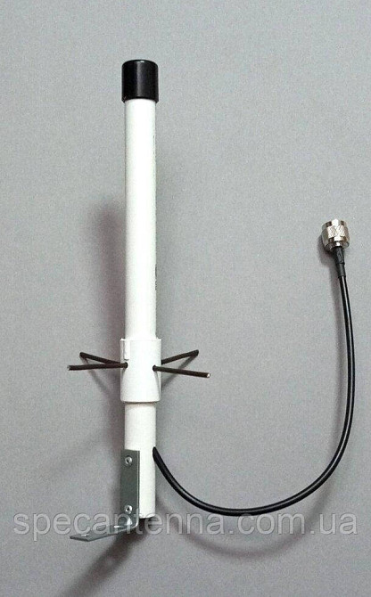 Антенна 1150-1250 МГц 6 дБ 50 Вт круговая, N-male разъем, белая Днепр - изображение 4
