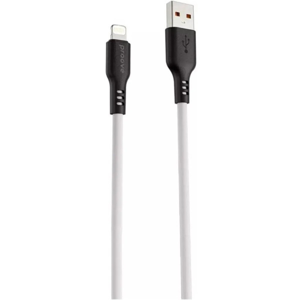 Кабель Proove Rebirth USB to Lightning 2.4A 1m White (CCRE60001102) (Код товару:40737) Харьков - изображение 1