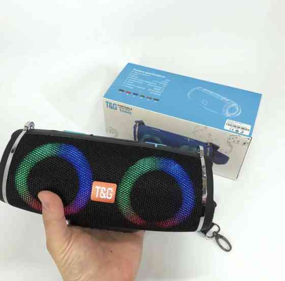 Колонка портативная Bluetooth T&G TG642 black черная Київ