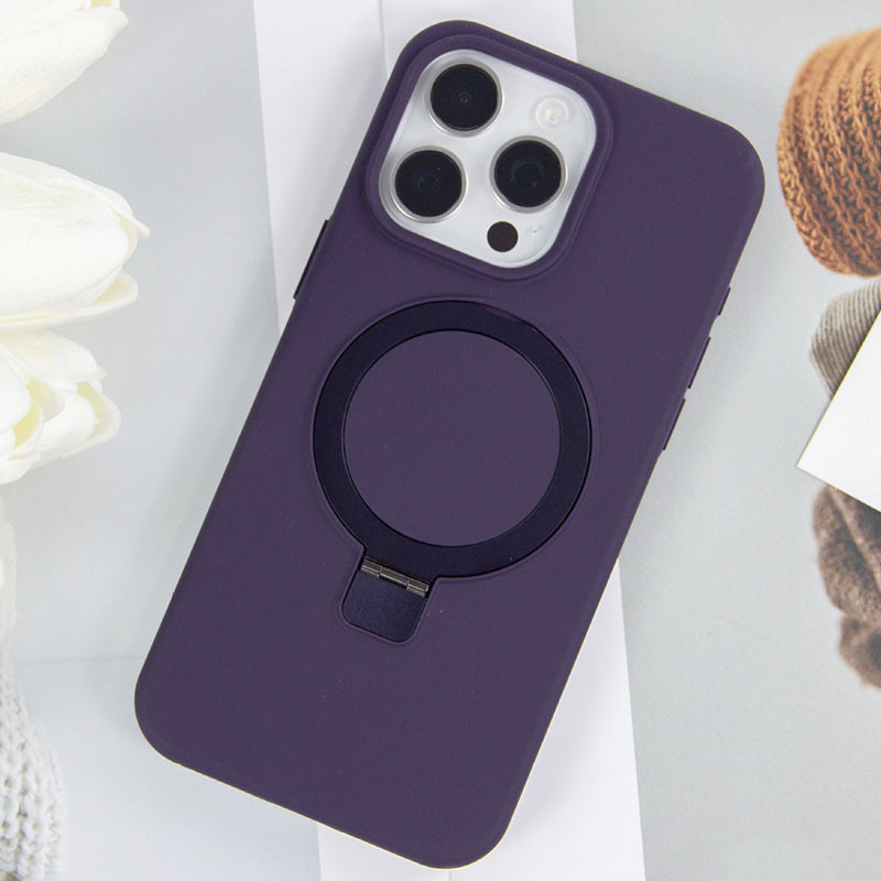 Чехол Silicone Case Full Protective NO LOGO with Ring для Apple iPhone 16 Pro Max (6.9") Херсон - изображение 2
