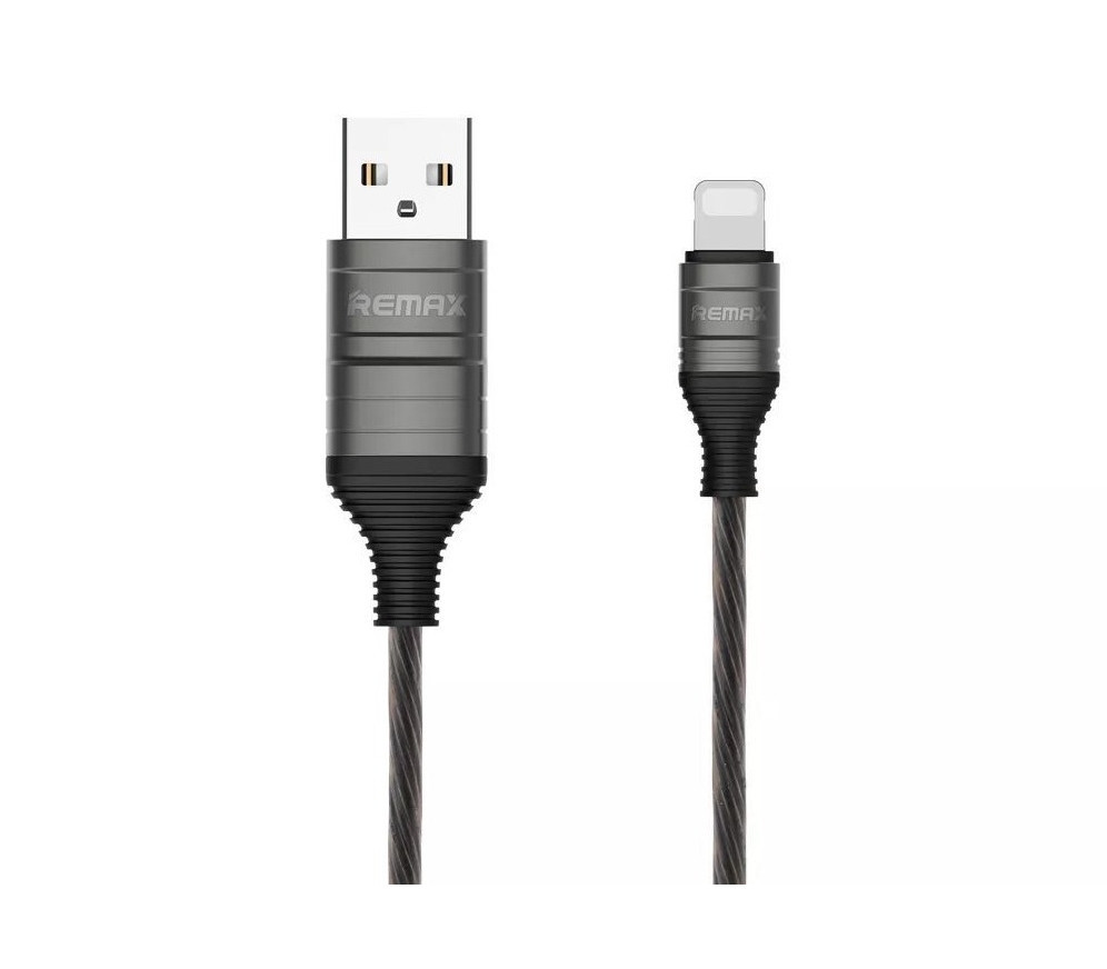 Lightning кабель 1 м Ultimate Edition черный Remax RC-130i-EL Київ - зображення 1