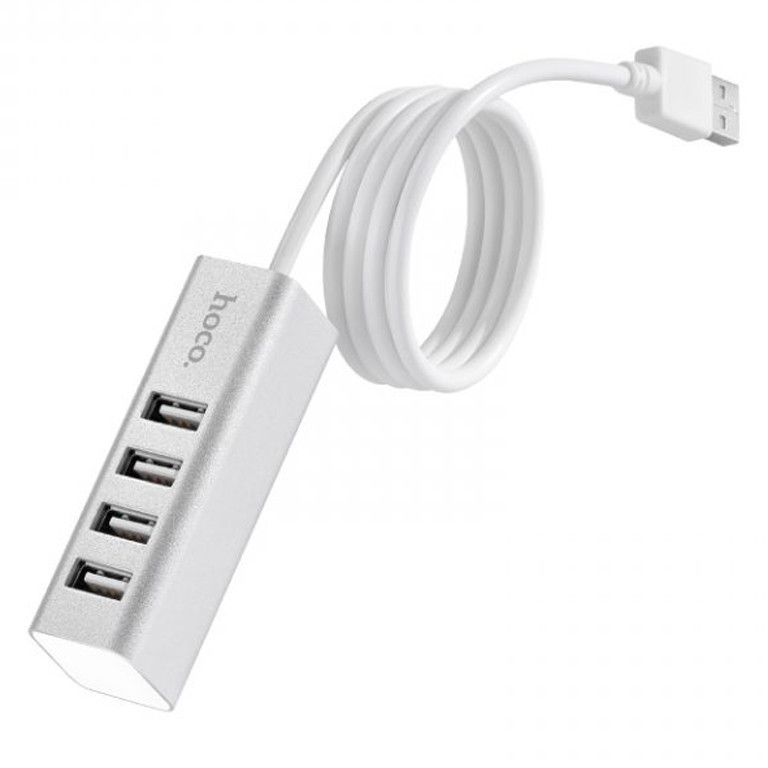 Переходник HUB Hoco HB1 USB to USB 2.0 (4 port) (1m) Херсон - зображення 3