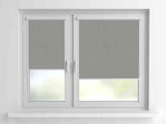 Рулонна штора Rolets Роял 2-816-1400 140x170 см закритого типу Сіра Киев