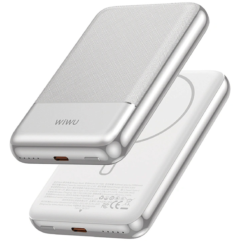 Портативное ЗУ Power Bank WIWU P089 Seraph PD20W с БЗУ 10000 mAh Херсон - зображення 3