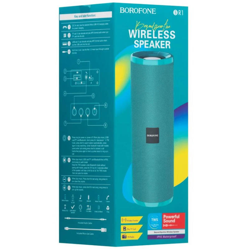 Bluetooth Колонка Borofone BR1 Херсон - зображення 5