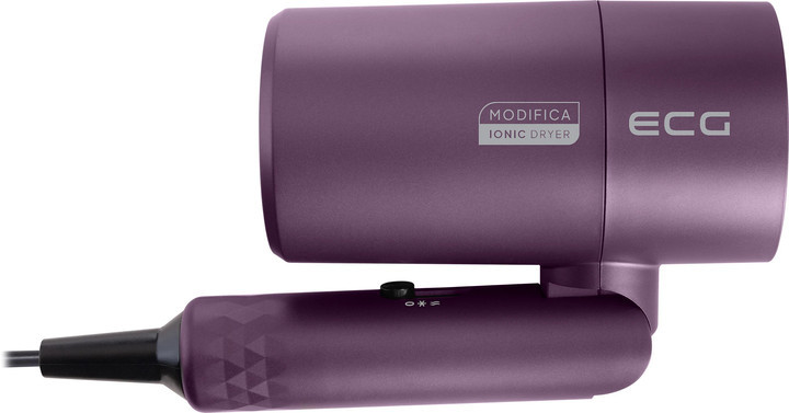 Фен ECG Modifica Chiara 1600 Вт фиолетовый Киев - изображение 6