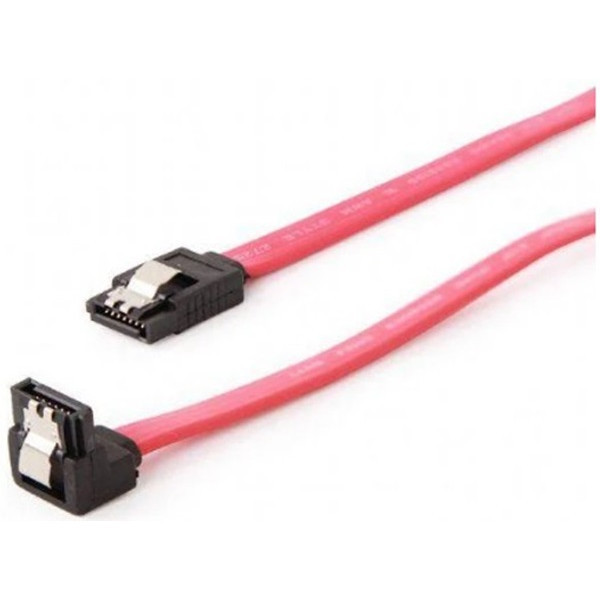 Кабель Cablexpert SATAIII-SATAIII кутовий 80 см (CC-SATAM-DATA90-0.8M) (Код товару:41858) Харьков - изображение 1