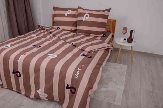 Постільна білизна полуторна ТЕП Soft dreams Line Brown 2-03857-26452 150х215 см коричнева Киев