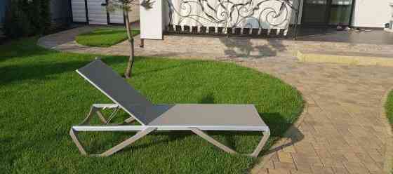 Шезлонг Papatya Wave серо-коричневый 61, сетка-коричневая 50070 Киев