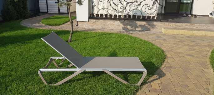 Шезлонг Papatya Wave серо-коричневый 61, сетка-коричневая 50070 Киев - изображение 5