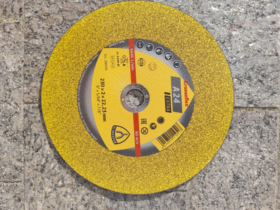 Круг відрізний Kronenflex Extra A24 230х2мм Київ - зображення 2