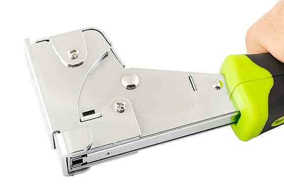 Степлер молотковый с наковальней WERTVOLL скоба R140 6-14 мм корпус металл/эргоном TPR FX-1109 Харків