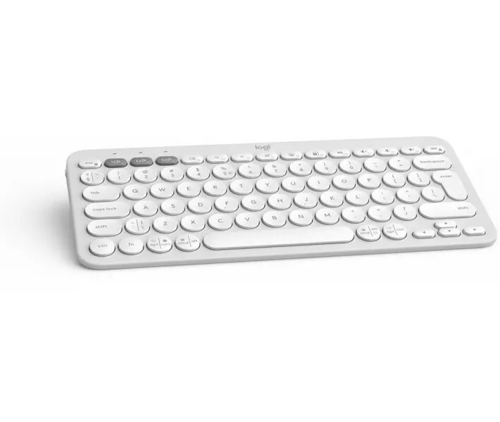 Клавиатура компьютерная безпроводная Logitech Pebble Keys 2 K380s Tonal White UA L920-011852 белая Киев - изображение 3