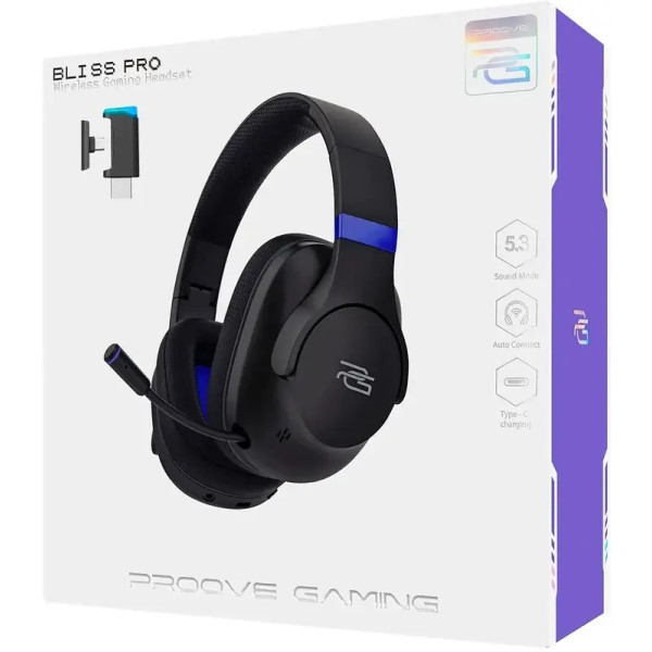 Bluetooth-гарнітура Proove Gaming Bliss Pro Black (GHBLP0010001) (Код товару:39250) Харків - зображення 3