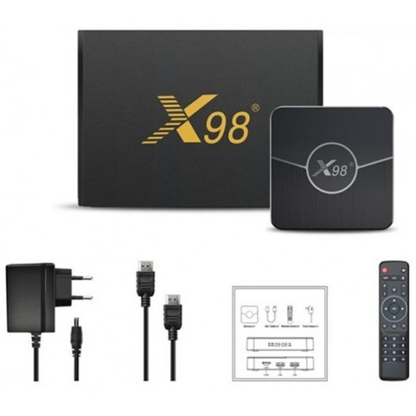 Vontar ТВ-приставка Smart TV X98 Plus 4/32GB Black (Код товару:37273) Харків - зображення 7