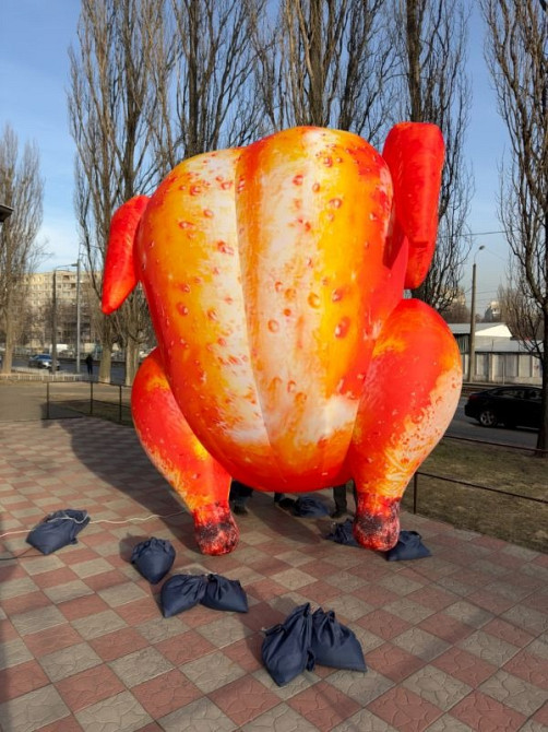 Наружная реклама надувная мобильная Привлечение покупателей 3.4 м Киев - изображение 5