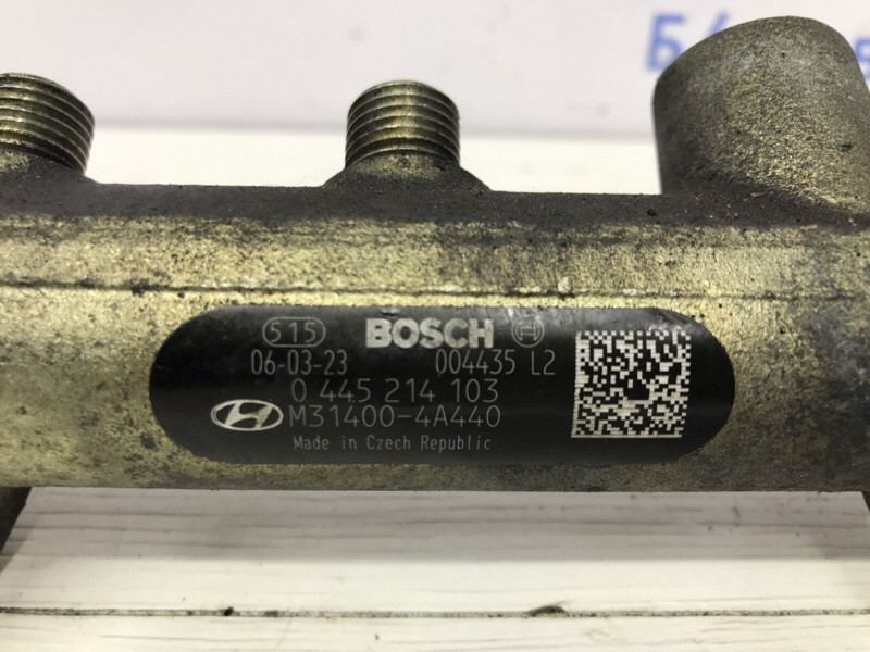 Топливная рампа Kia Sorento BL 2.5 DIESEL D4CB 2002 (б/у) Київ - зображення 4