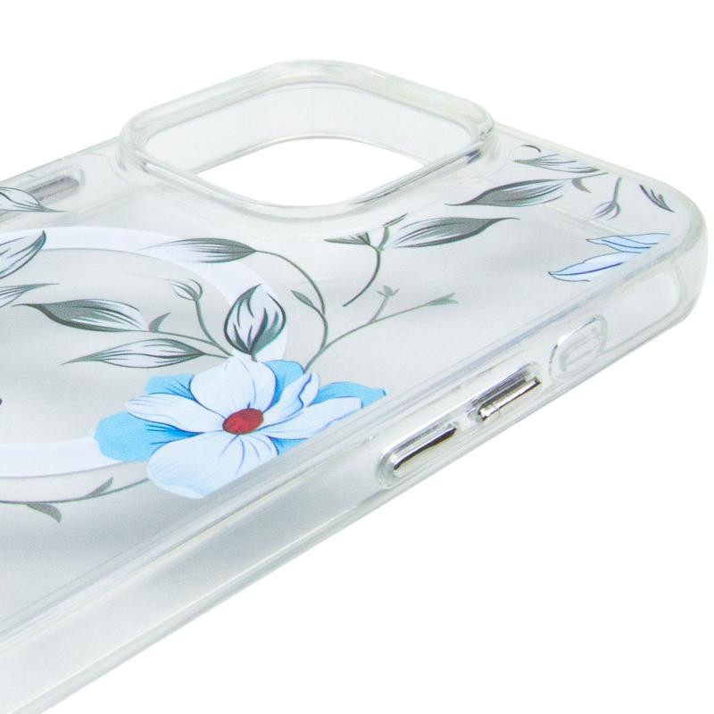 TPU+PC чехол Clear Garden with MagSafe для Apple iPhone 16 Pro (6.3") Херсон - изображение 4