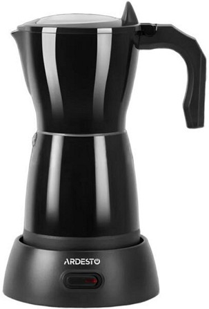 Кофеварка гейзерная электрическая Ardesto CMM-X300B 480 Вт черная Київ - зображення 1