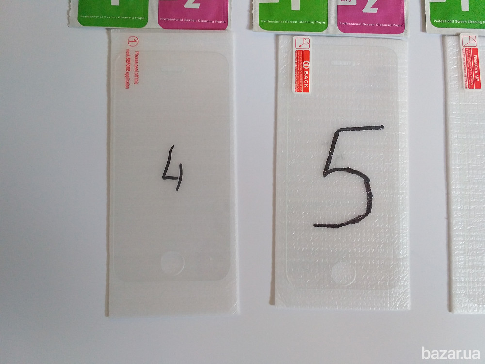 Стекло закаленное на iphone 4.5.6.6+ защита экрана Борисполь - изображение 4