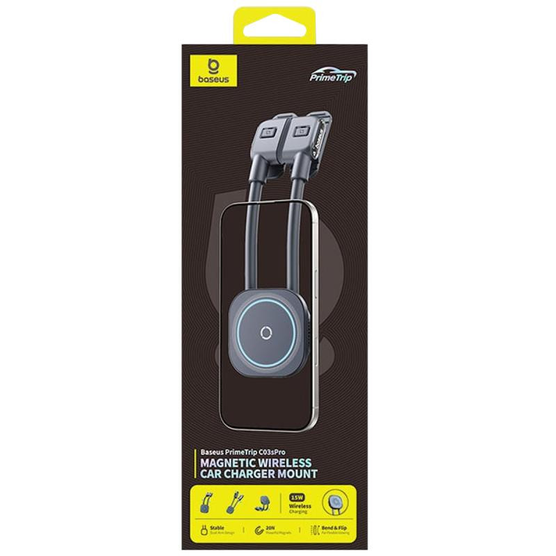 Автодержатель с БЗУ Baseus PrimeTrip C03s Pro Magnetic Wireless Charging (C0013B) Херсон - изображение 2