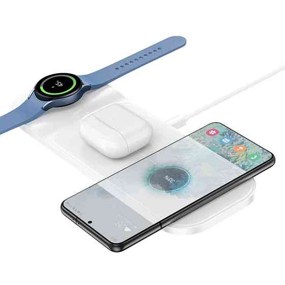 БЗУ Hoco CQ6 Power 3-in-1 wireless fast charger (for Samsung Watch) Херсон