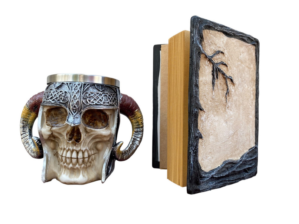 Подарочный набор Кружка 3 Рогатый Череп и Блокнот 3 «Тень Ворона» Київ - зображення 2