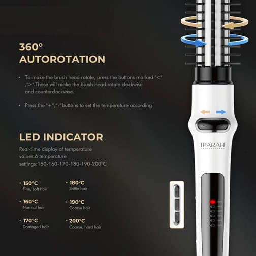 Стайлер-плойка IPARAH P-280W 45 Вт белый Киев - изображение 4