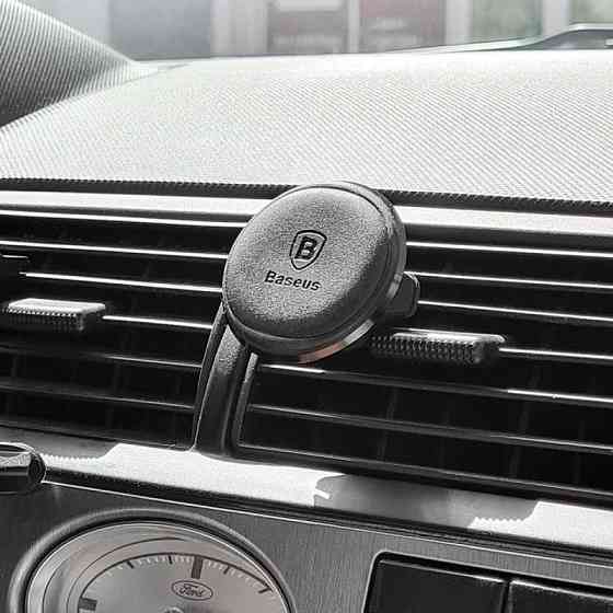 Автодержатель магнитный Baseus Magnetic Air Vent OS with cable clip (C40141201113-00) Херсон